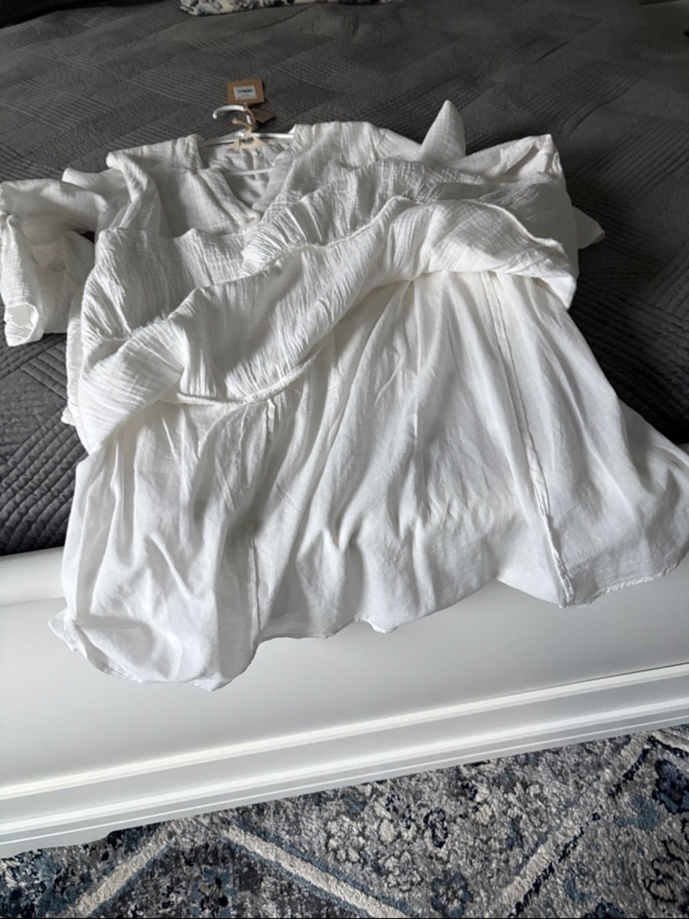 NWT Faherty Dune Cotton Gauze Kasy Dress - Size Small - Picture 8 of 8